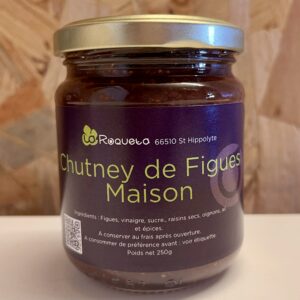 Chutney de figues maison 250g